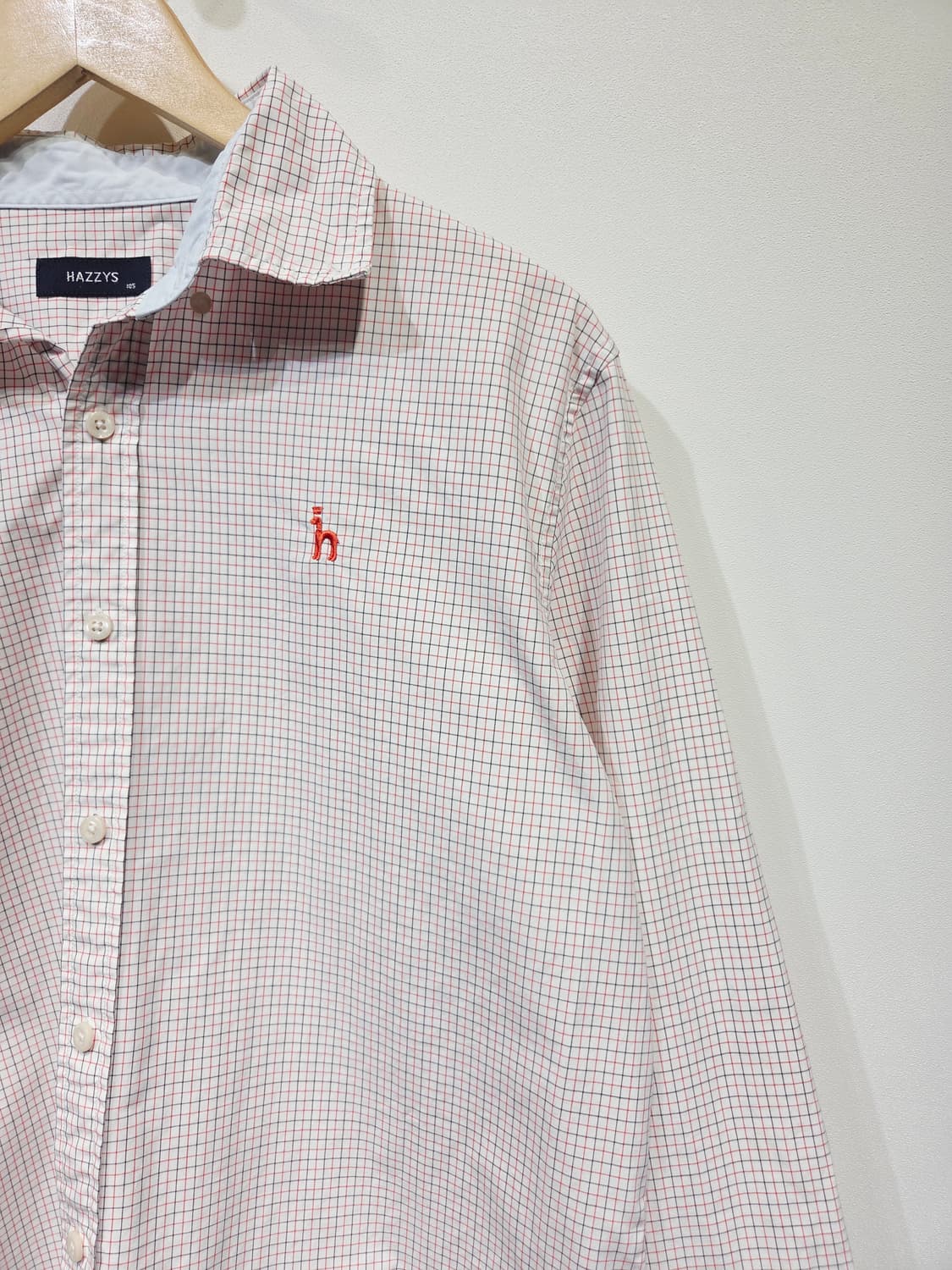 헤지스 . 잔체크 남방 셔츠_105 상품이미지4