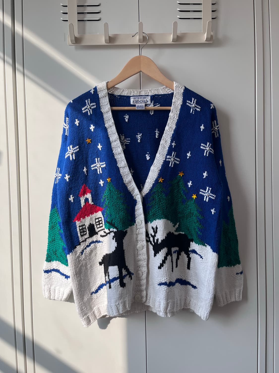 Izod 크리스마스 핸드메이드 니트 가디건  상품이미지2