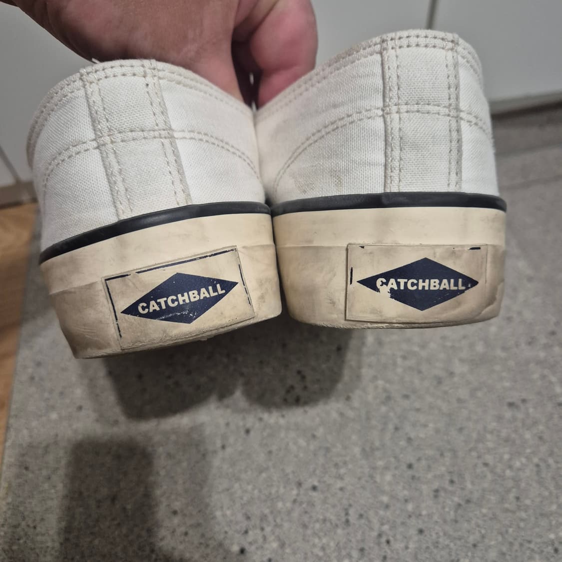 캐치볼 캔버스 스니커즈 화이트 280mm 상품이미지3