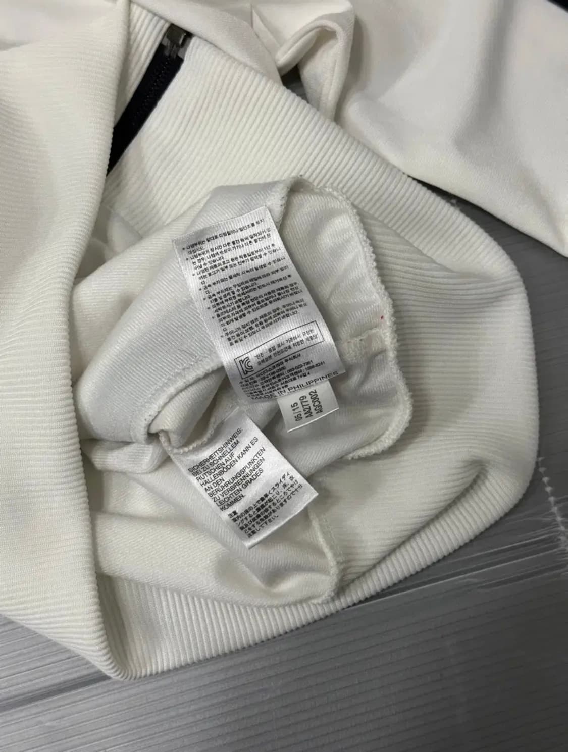 아디다스 저지 트랙탑 흰검 95  상품이미지6