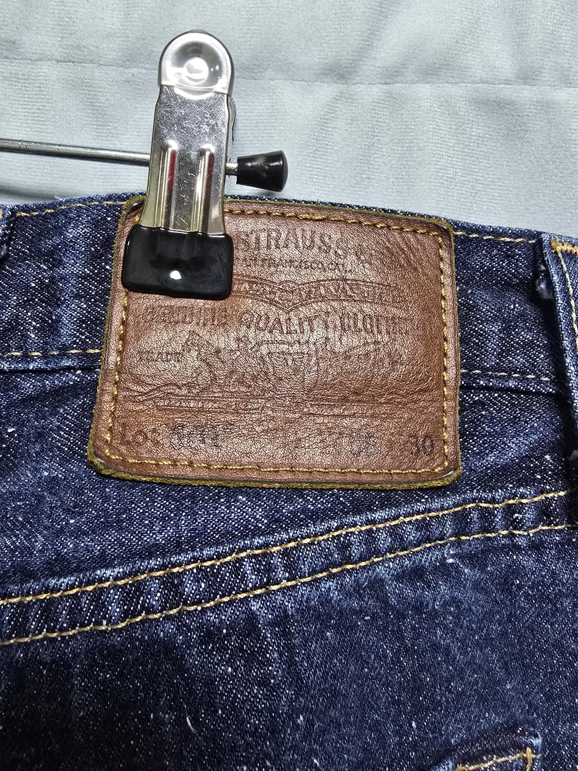 38x30 리바이스 501 프리미엄 셀비지 데님 상품이미지4