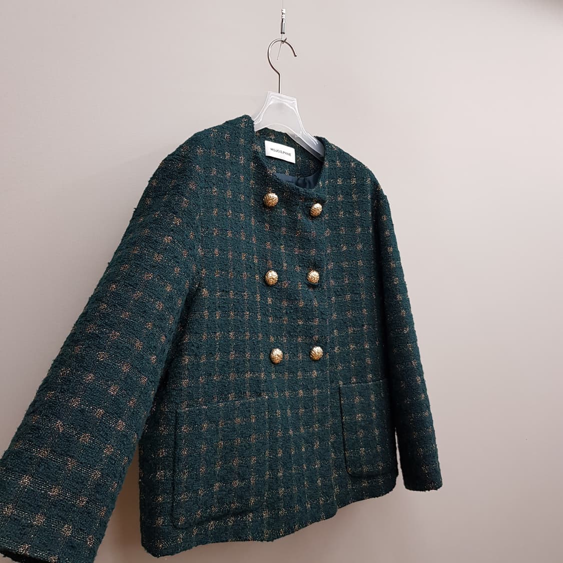 모조에스핀 2021 루즈핏 더블 자켓 55사이즈 상품이미지3