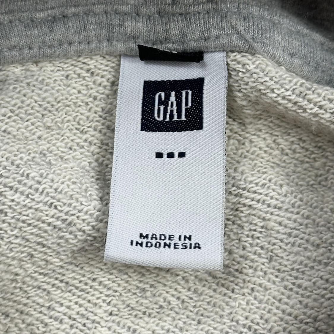 갭 GAP 빅로고 그레이 후드 티 (L) 상품이미지5