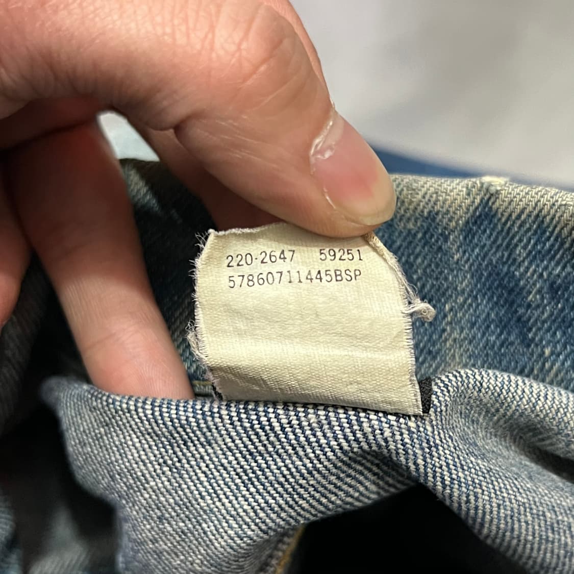  90s 리 데님 트러커 자켓 y15697 상품이미지8