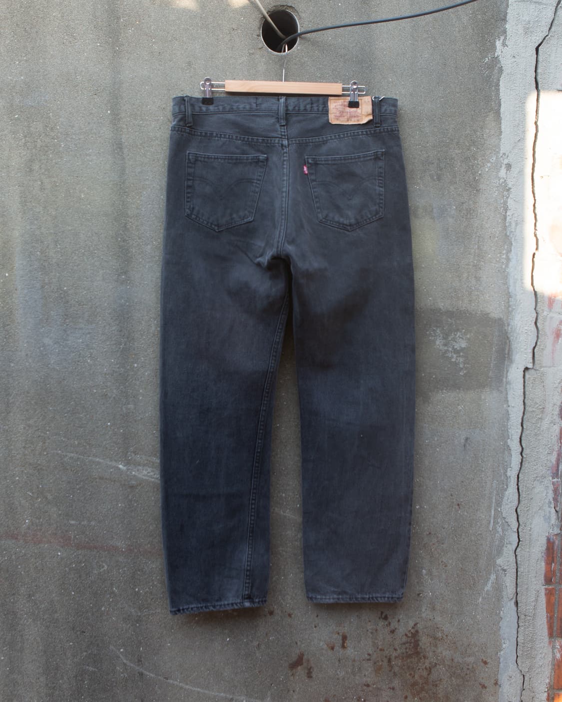 90s 리바이스 블랙 데님 팬츠 36/34 USA made 상품이미지8