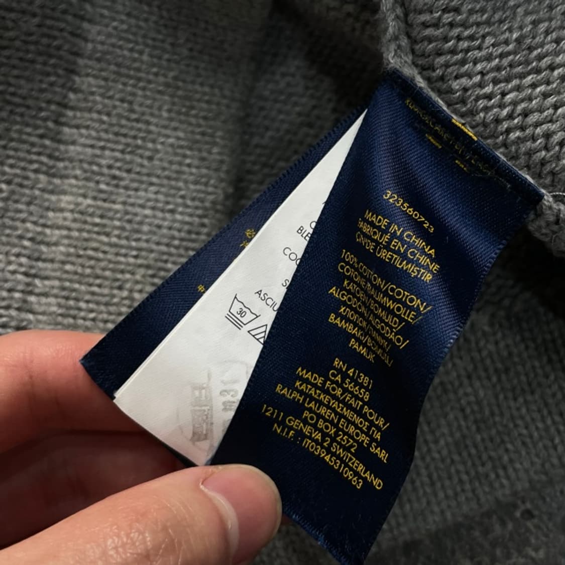 90 폴로 랄프로렌 빅포니 숄카라 가디건 상품이미지4