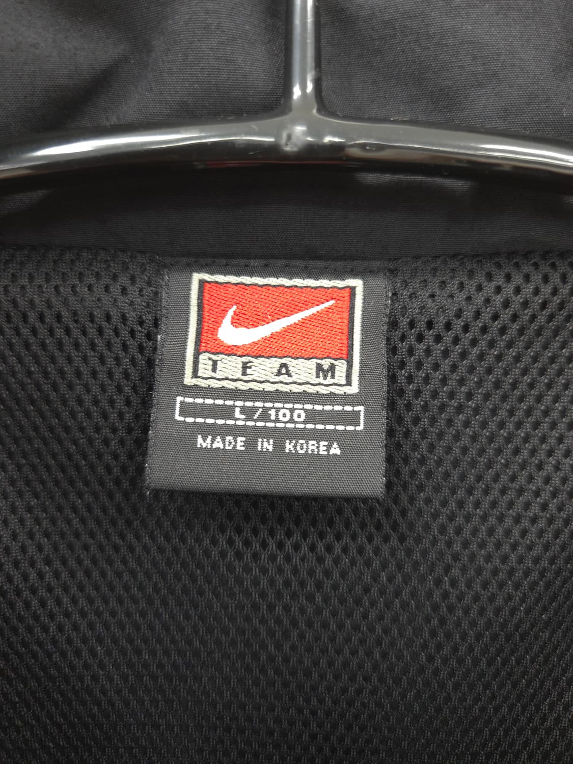 L 90S 나이키 올드스쿨 바람막이 자켓 블랙 상품이미지2