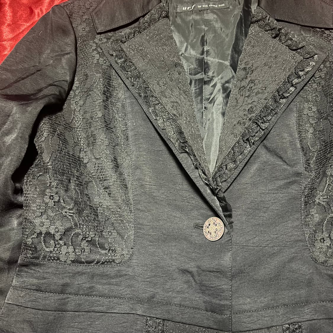 검정 고딕 고스 블레이져 상품이미지3