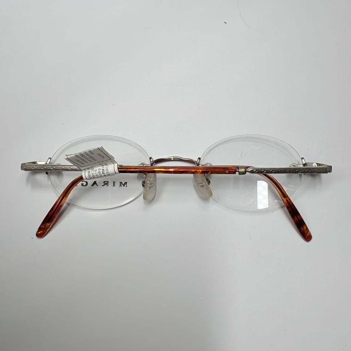 빈티지 무테 안경(MIRAGE 저스트 샤프 무테 안경) 상품이미지4