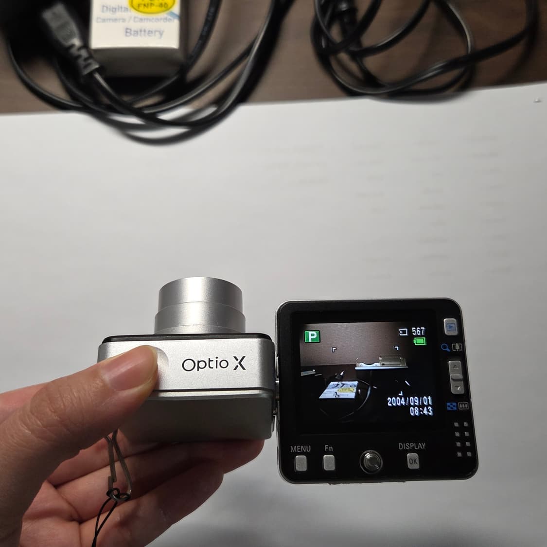 Pentax Optio X | 감성 디카 | 구성 좋음 | 설명 필독 상품이미지3