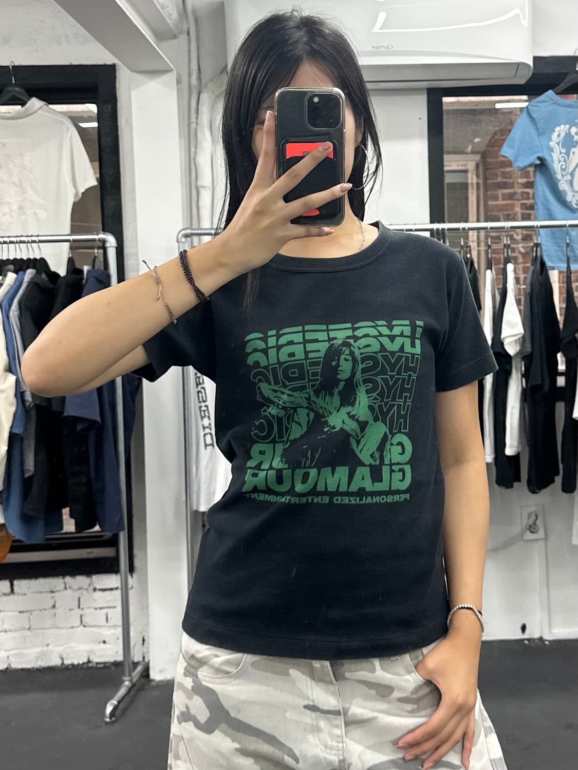 히스테릭 글래머 히스걸 그래픽 티셔츠 상품이미지3