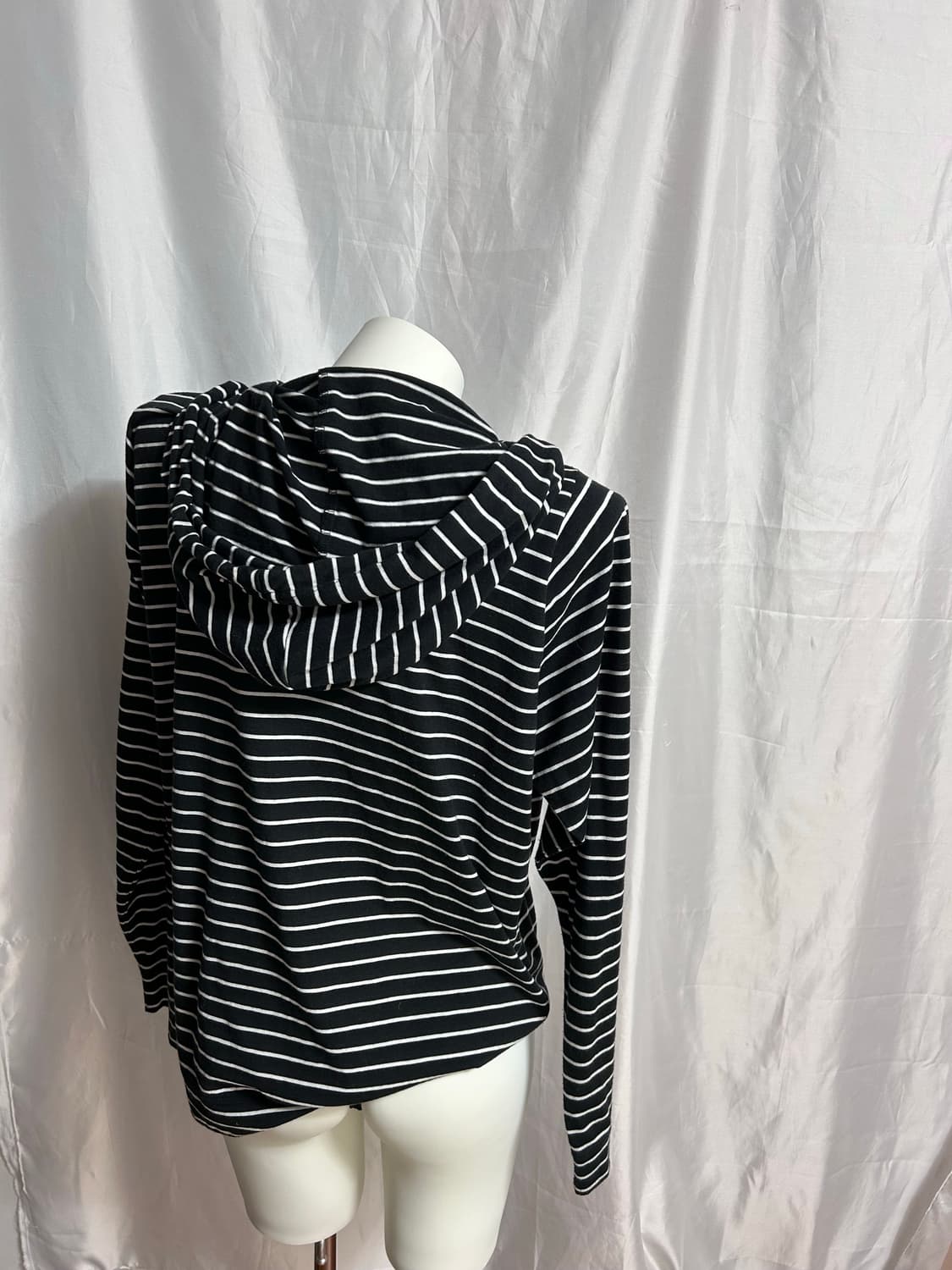 stripe hood zip-up 상품이미지4