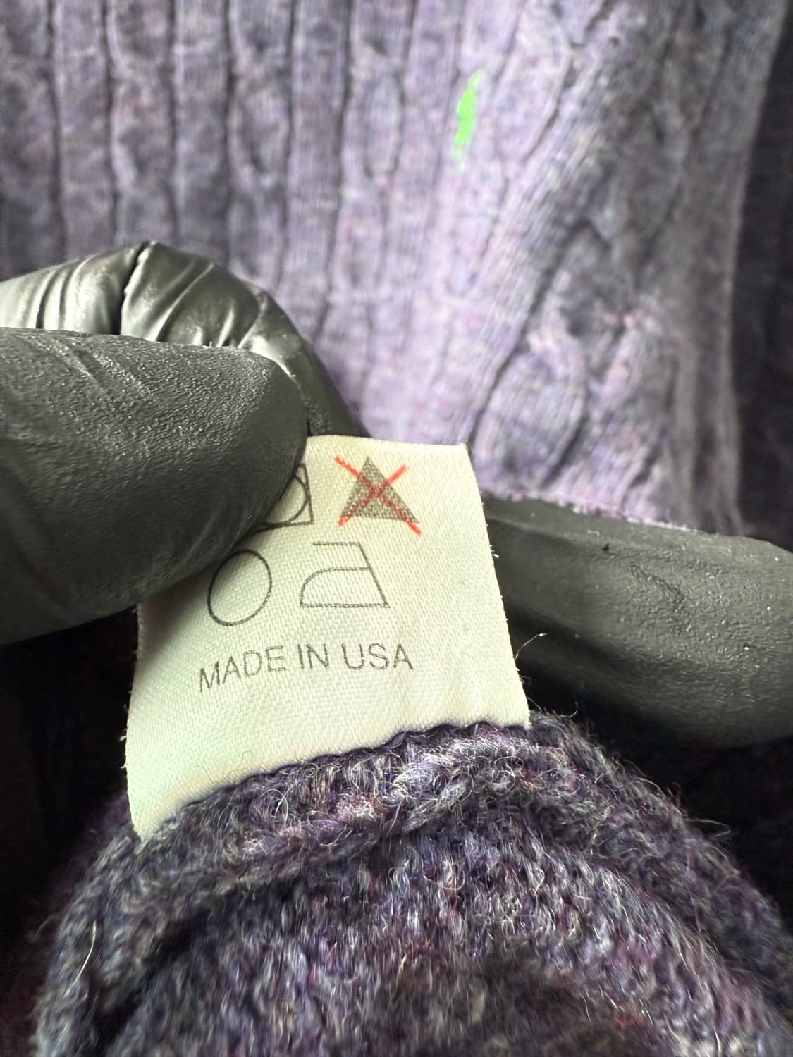 폴로 랄프로렌 케이블 니트 L made in usa 상품이미지5