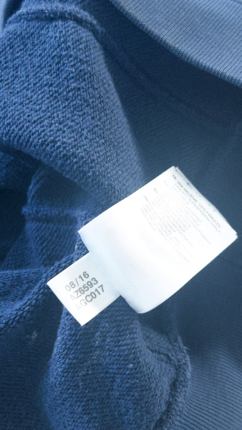 아디다스 팔라스 네이비 트라이퍼그 테리후드 상품이미지8