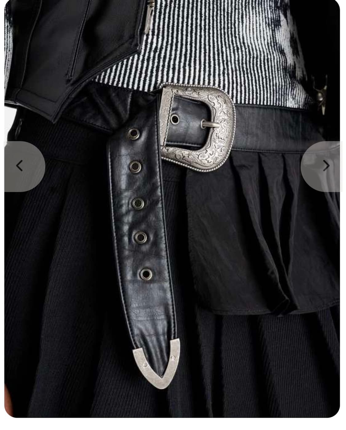 [34] 앤더슨벨포우먼 버디 더블 플리츠 스커트 상품이미지6