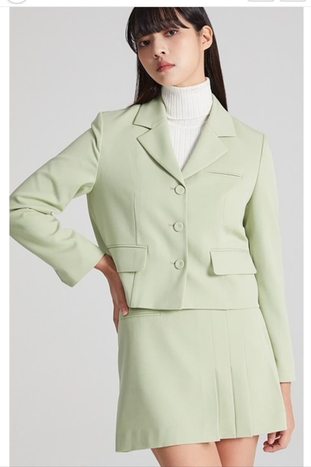 미쏘 자켓 새상품 사이즈S
택있음 
 상품이미지2