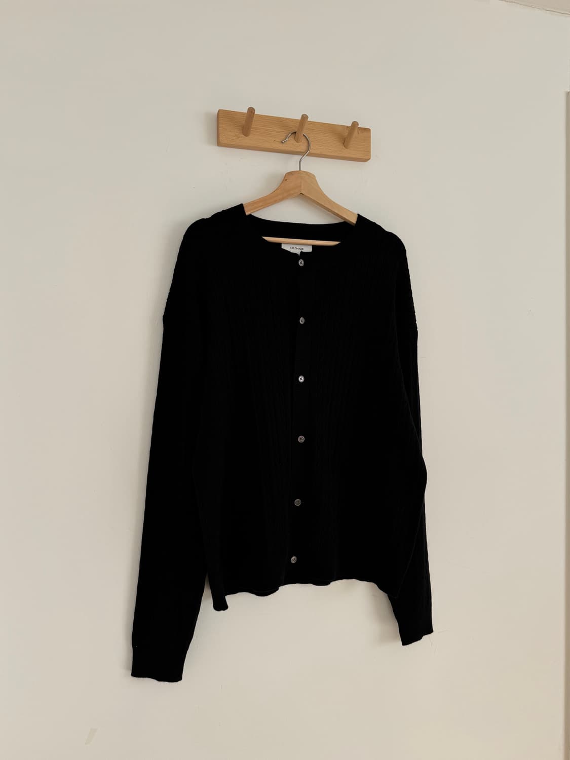 마일드마켓 하우스 소프트 넥 가디건 블랙 상품이미지3