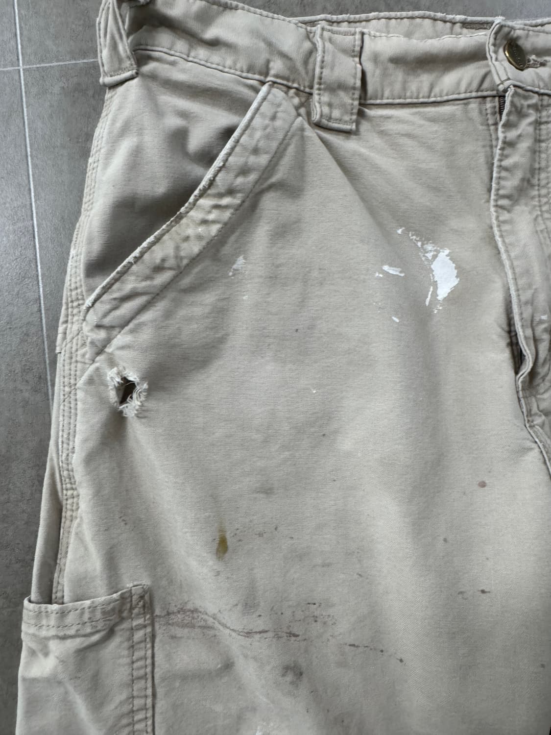 칼하트 B151 워크팬츠 던가리핏 상품이미지5