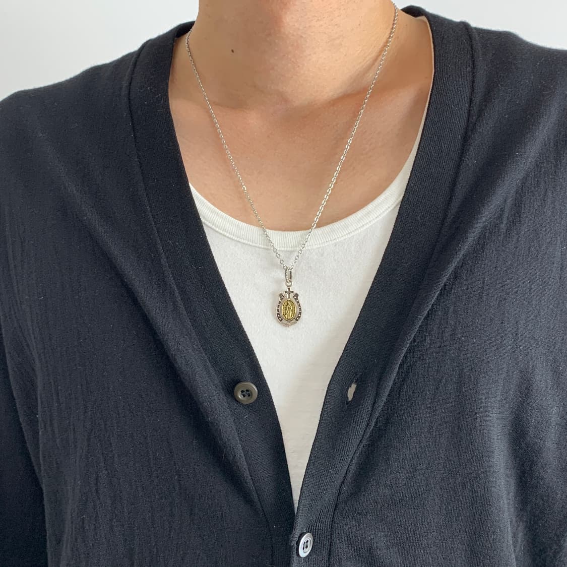 925 실버 멕시코 과달루패 성모마리아 목걸이 상품이미지6