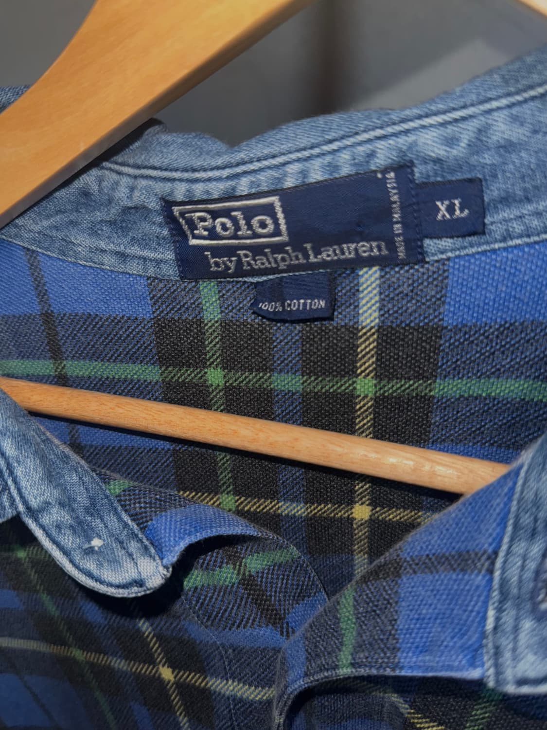 Polo Ralph Lauren blue Check Shirt 상품이미지6