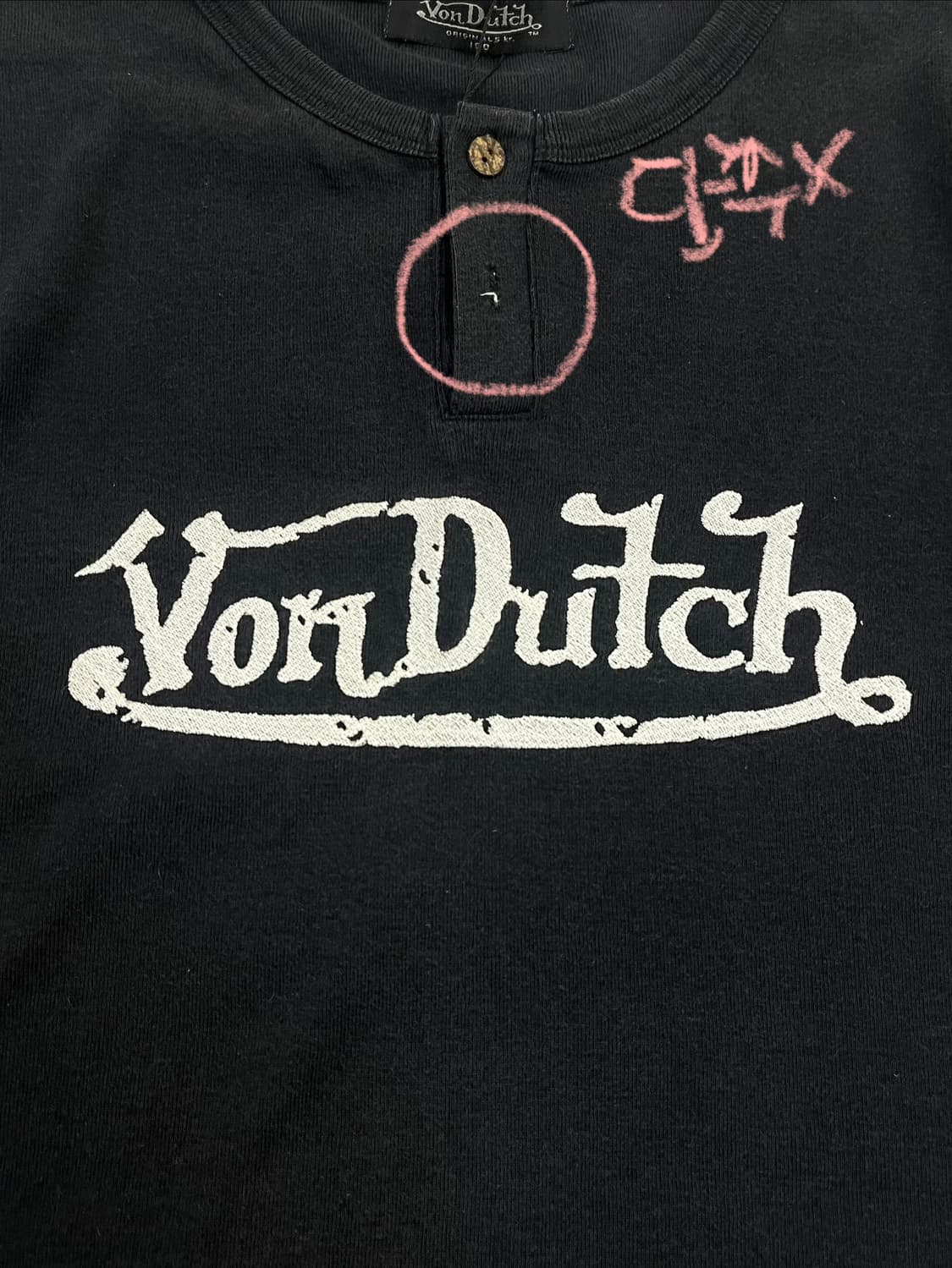 본더치 헨리넥 반팔티 블랙 100 #csz4131 상품이미지5