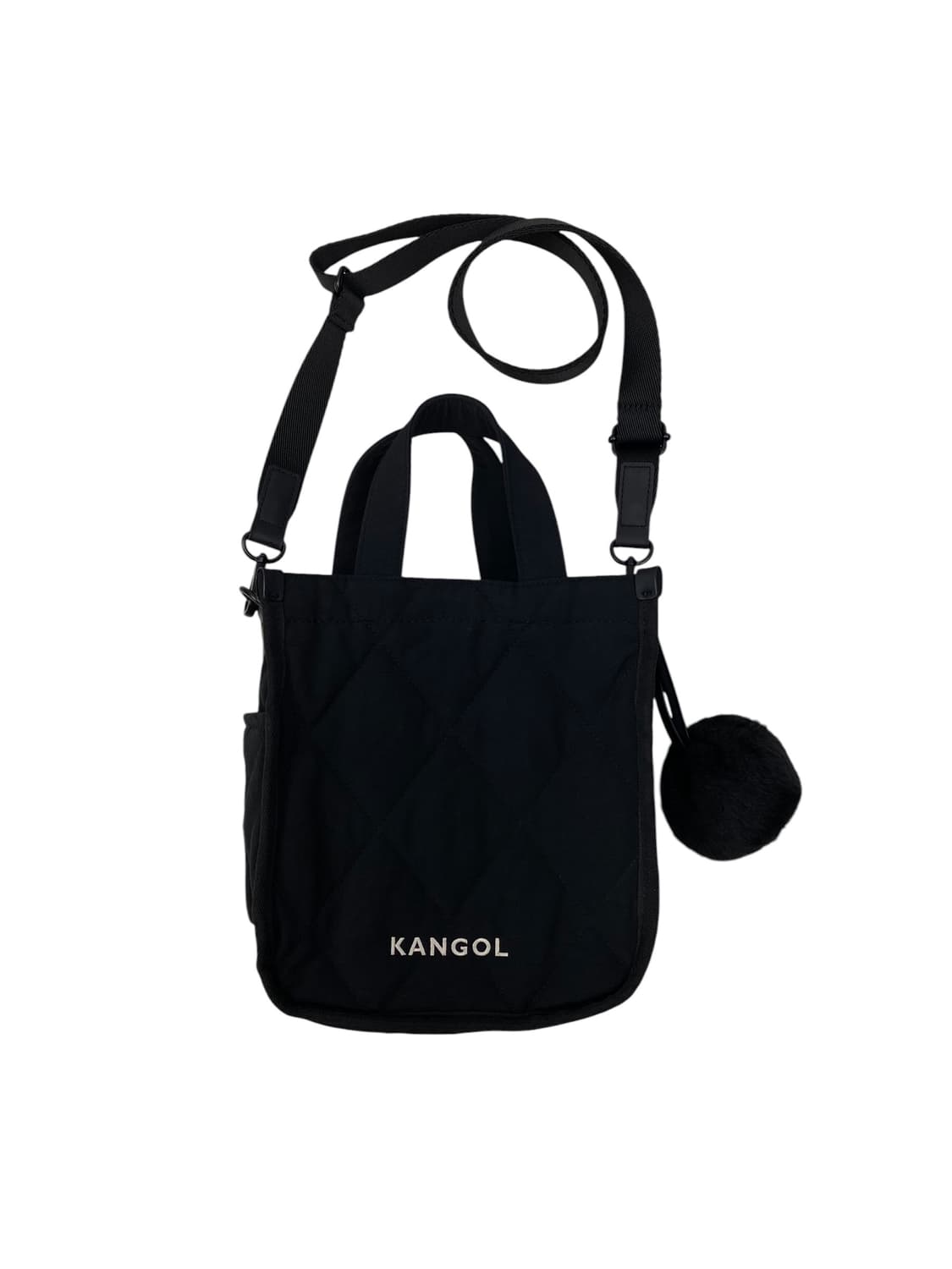 캉골 블랙 폼폼키링 숄더백 3way 상품이미지2