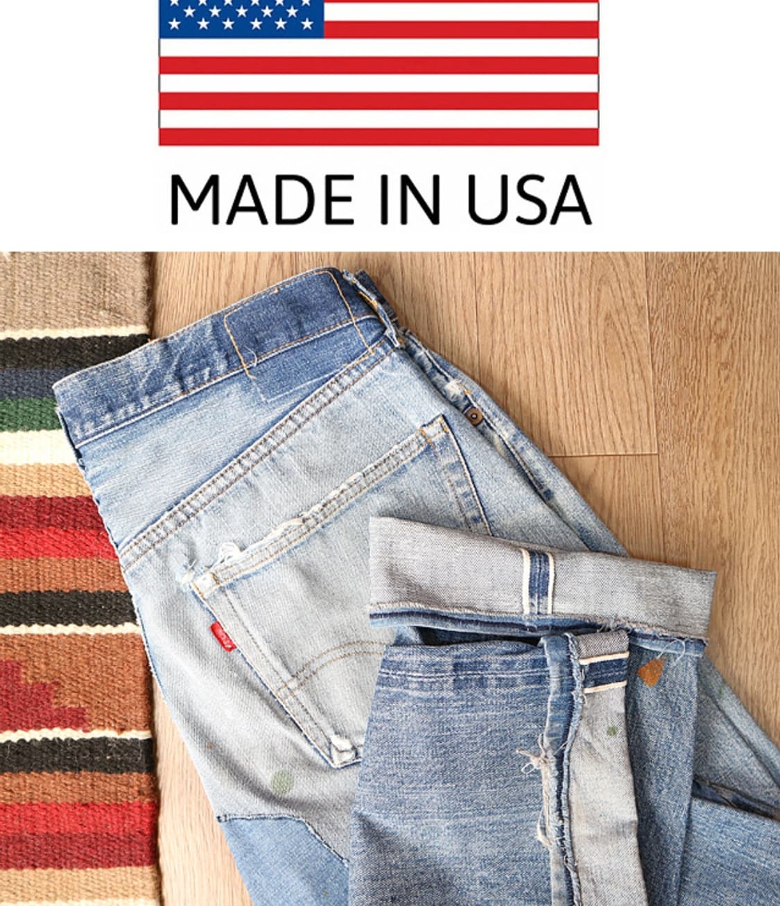  60s levis501 bigE  60년대 리바이스 501 빅E LVC 상품이미지1