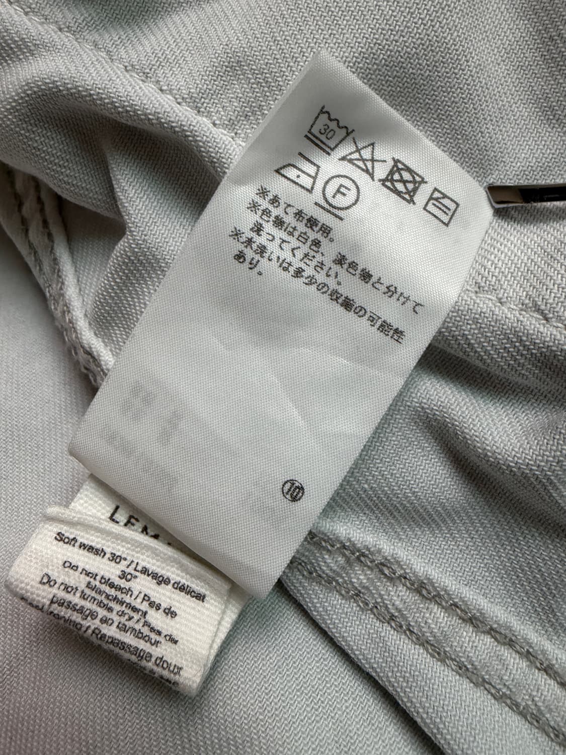 르메르 박시 자켓 데님 스노우 그레이 Lemaire Boxy Jacket 상품이미지9