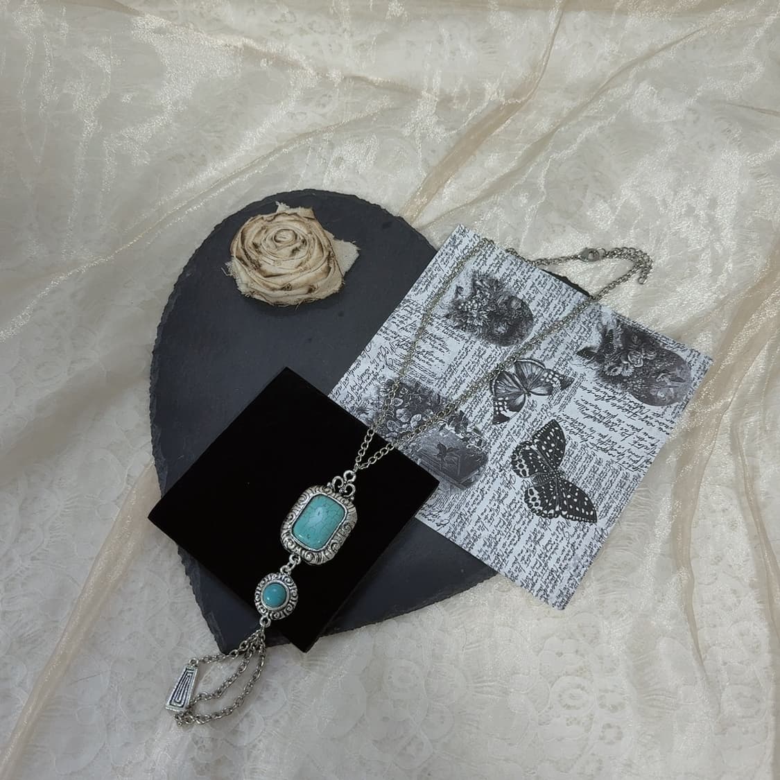 빈티지 터키석 목걸이 상품이미지2