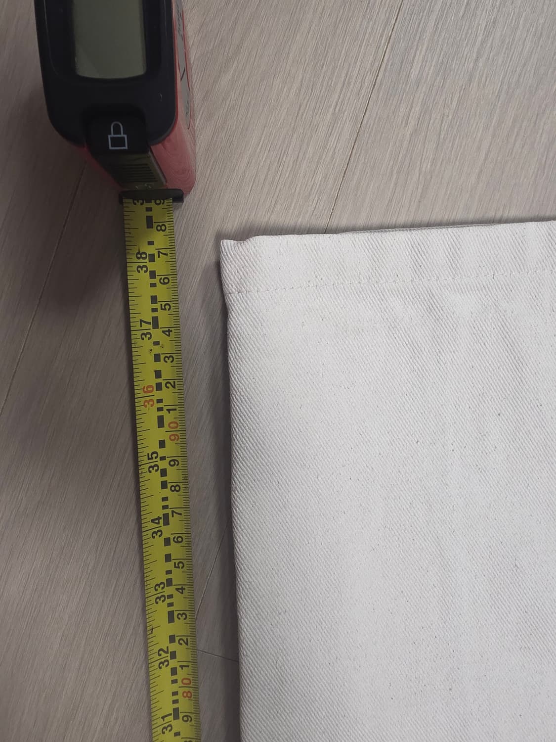 브랜디드 1880 크림진 와이드 스트레이트 28 상품이미지4