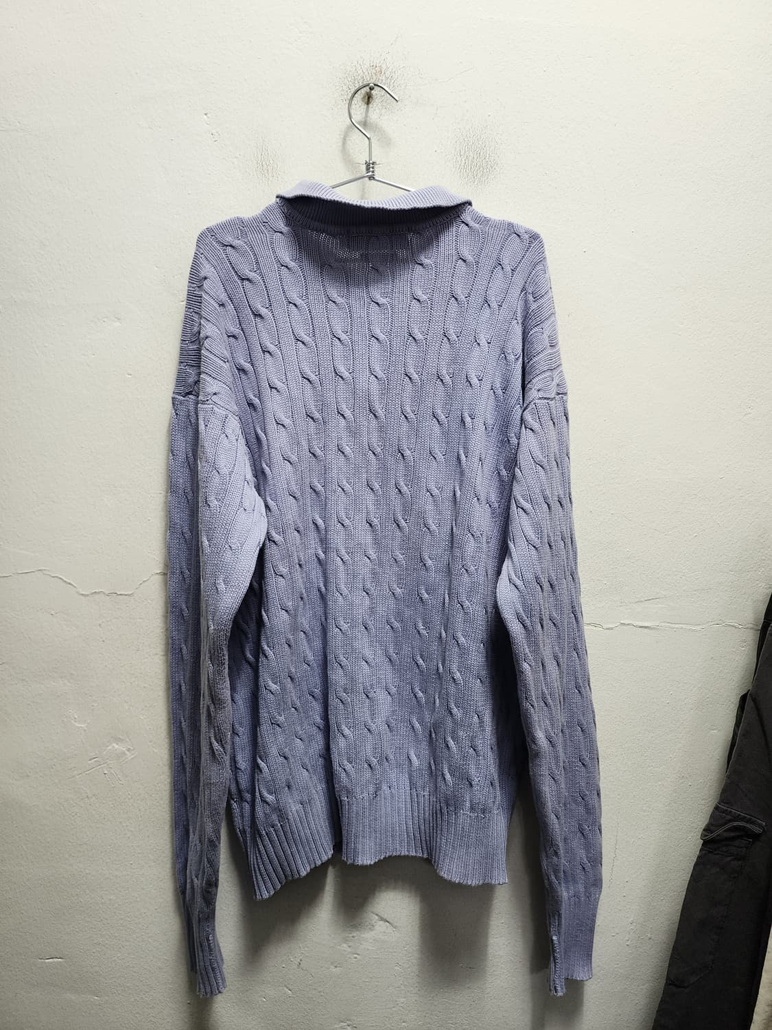 폴로 랄프로렌 연보라 케이블 니트 반집업 상품이미지2