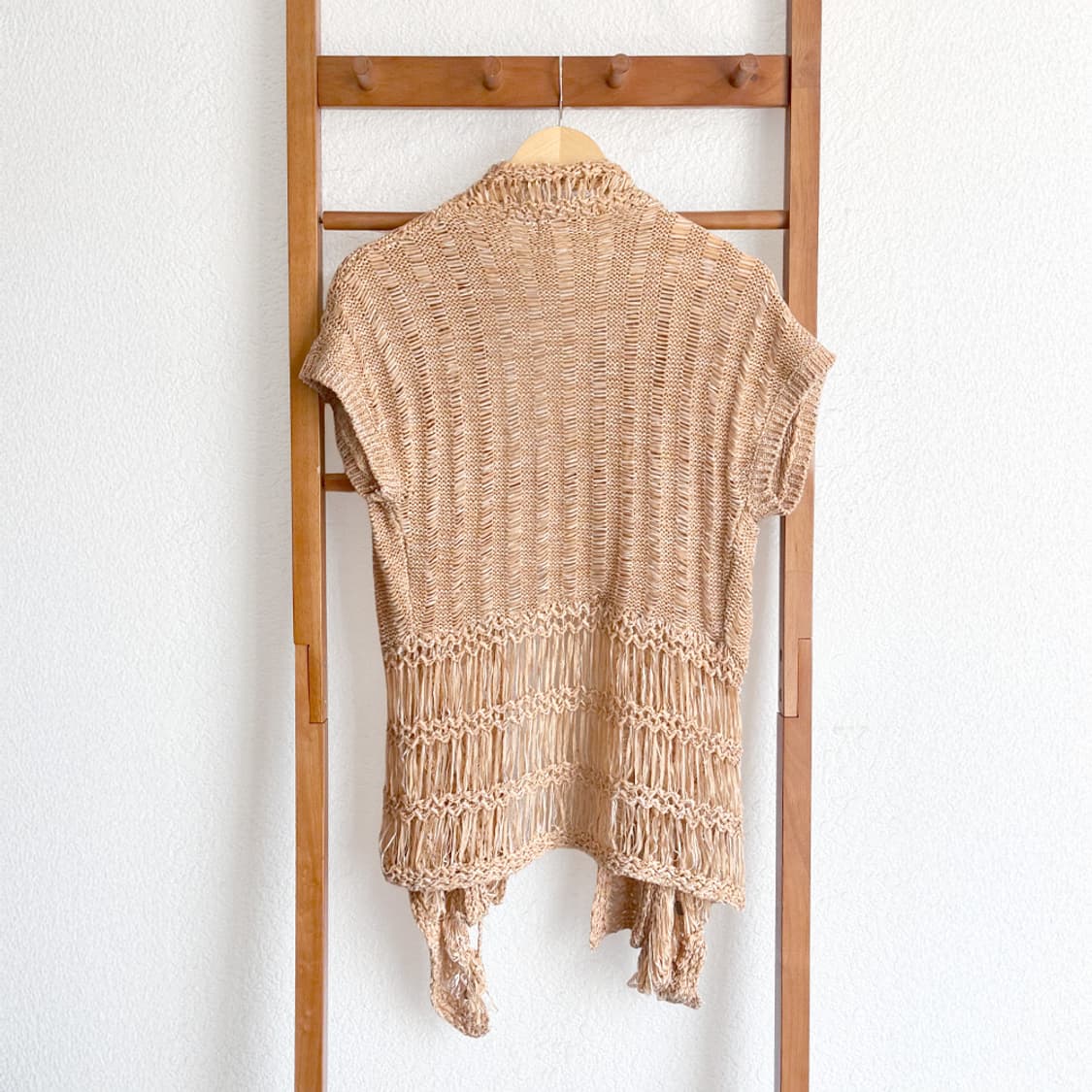 [LOVE21] 샌드 프린지 니트 숄 가디건 상품이미지6