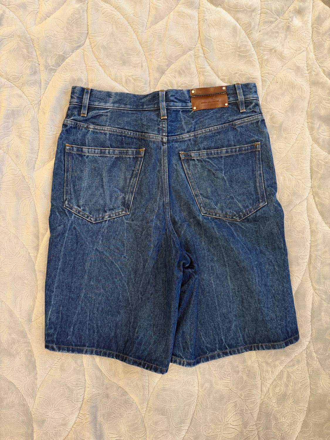 DRIES VAN NOTEN Blue Faded Denim Shorts 상품이미지2