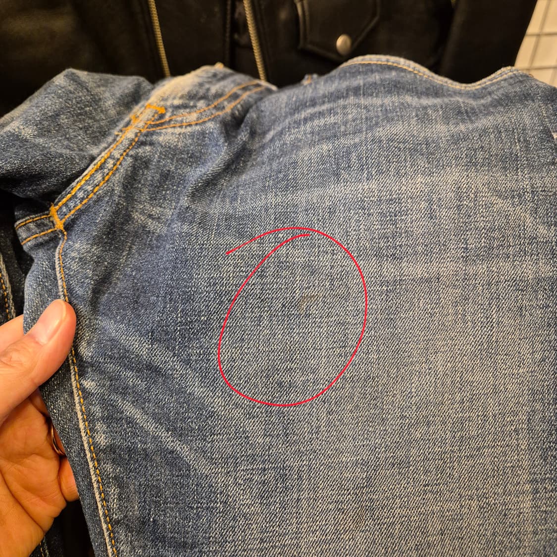 실사이즈-31인치 리바이스 541 청바지  상품이미지8