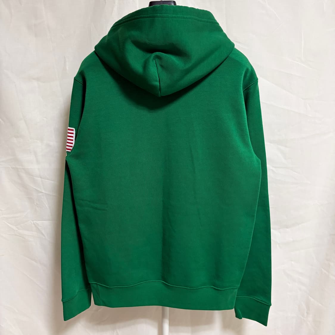 폴로 랄프로렌 아플리케 자수 성조기 로고 후드티 / 그린, S 상품이미지7