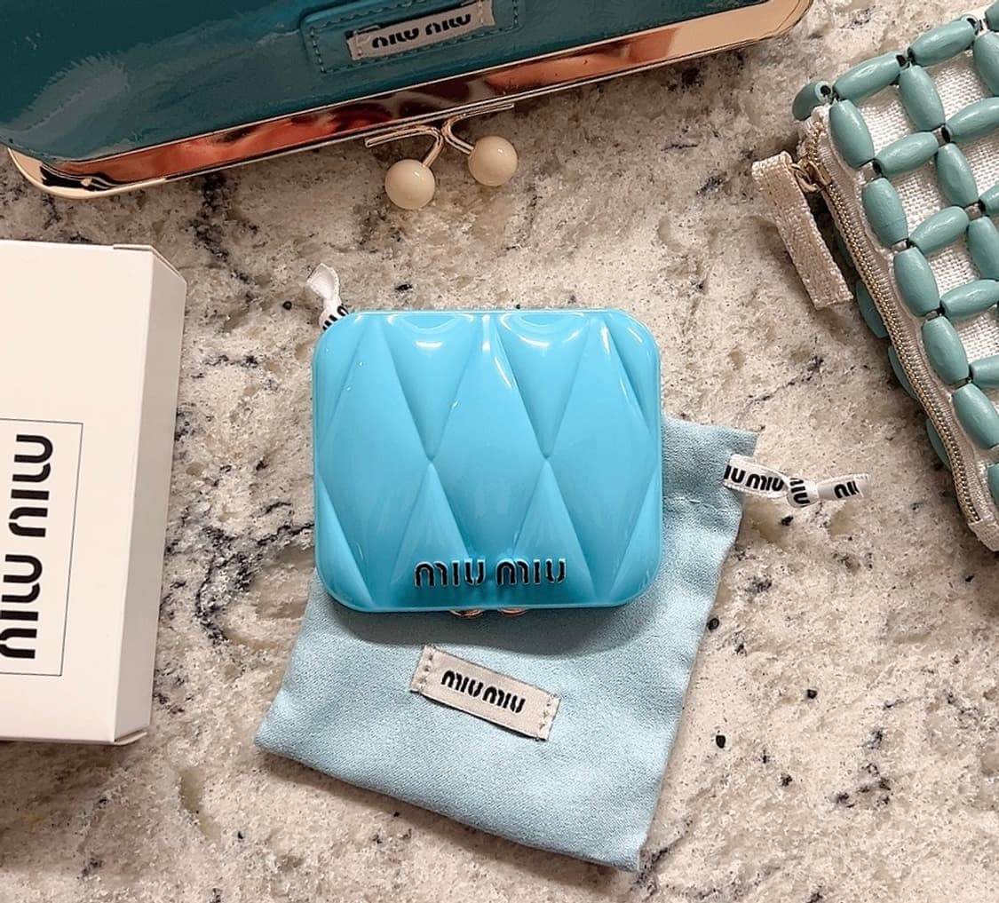 미우미우 하늘 양면 손거울 상품이미지1