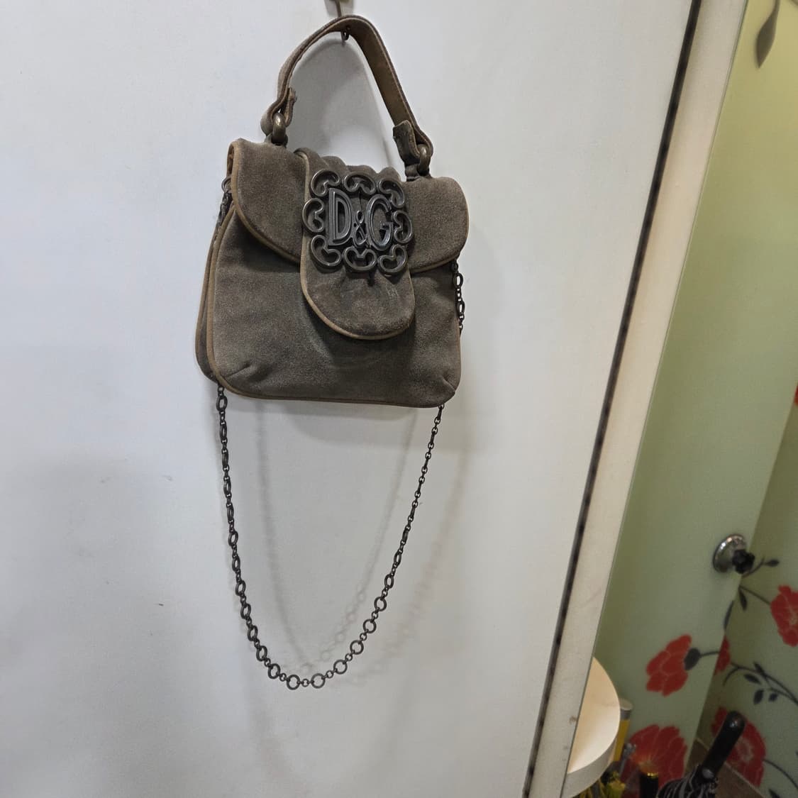 돌체앤가바나 스웨이드 미니 토트 숄더 상품이미지2