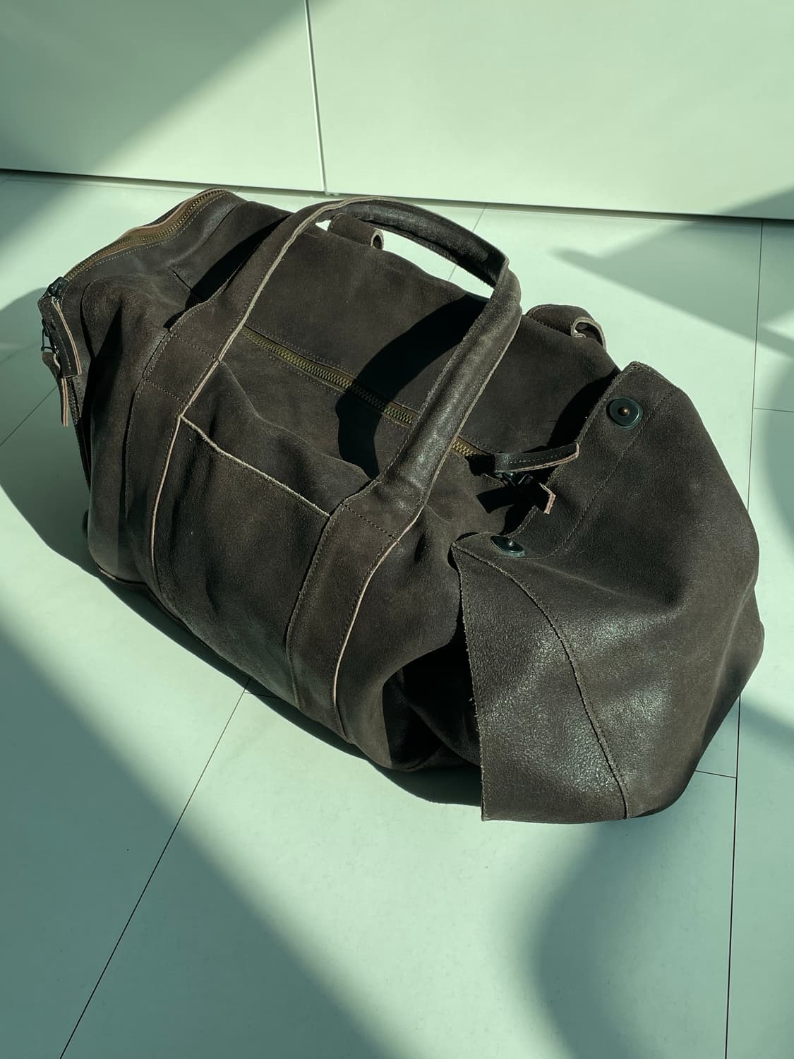(RARE) Y’s FW06 레더 더플백 상품이미지3