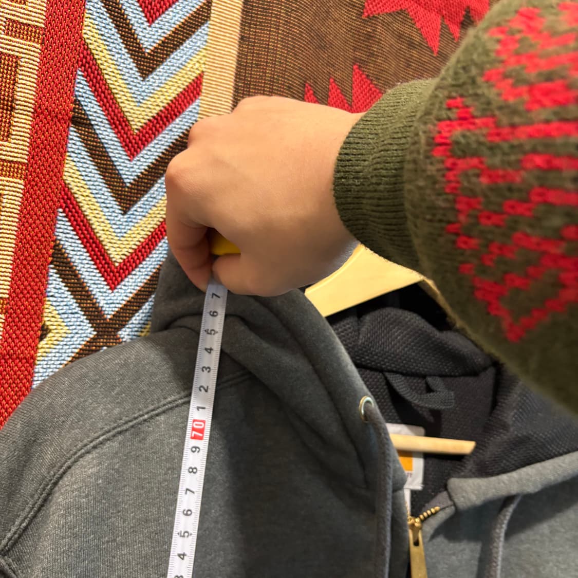 칼하트 레인디펜더 써멀 후드집업자켓 상품이미지8