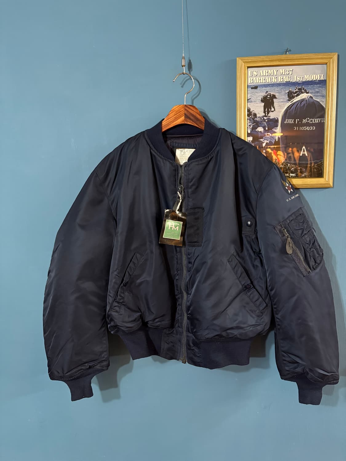 80's USAF B-15C (modified) Flight Jacket 상품이미지1