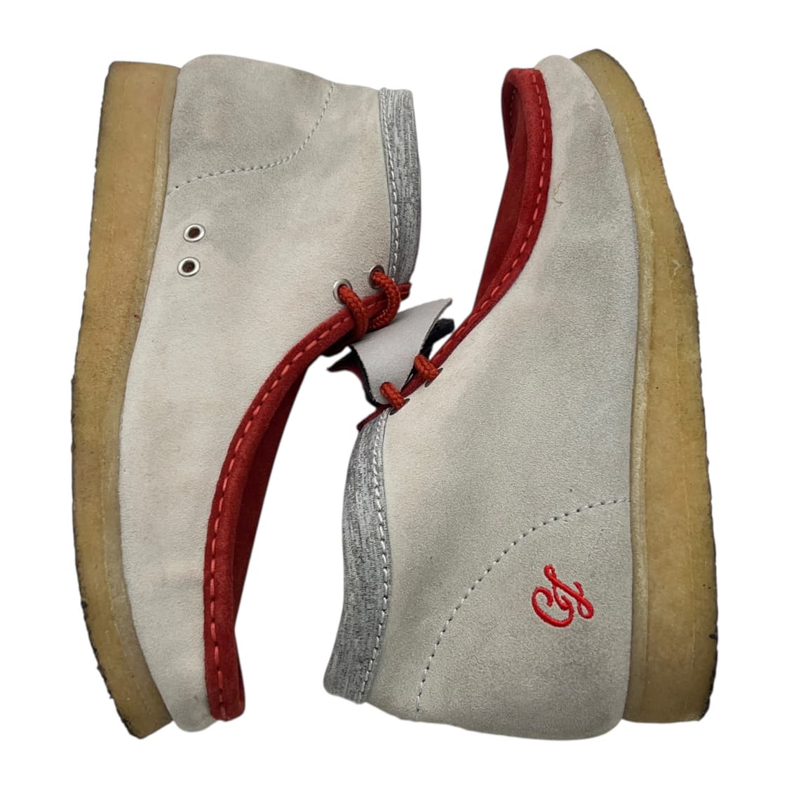 275 클락스 왈라비 부츠 VCY 레드 그레이 상품이미지3