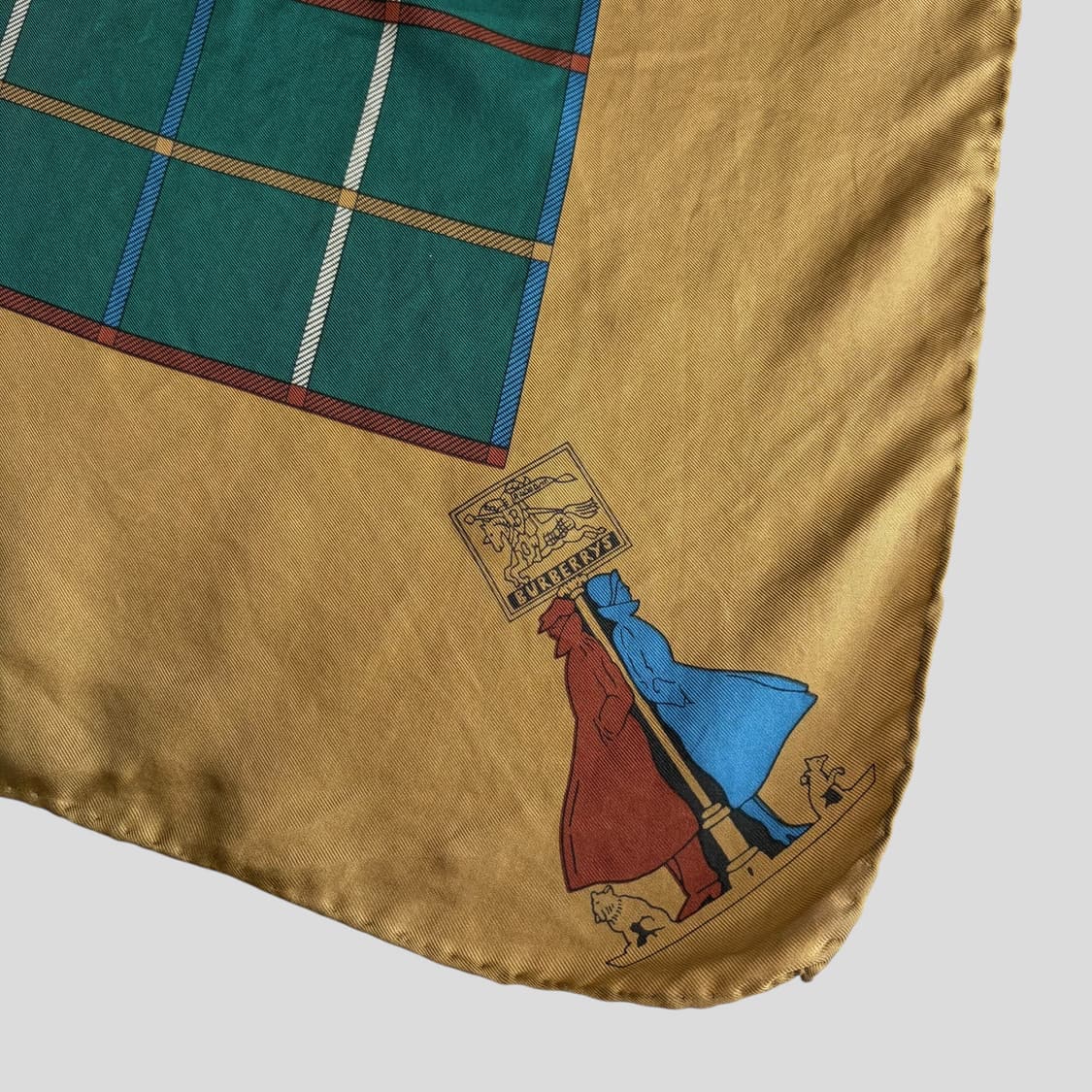 (OS)빈티지 버버리 실크 스카프 상품이미지3