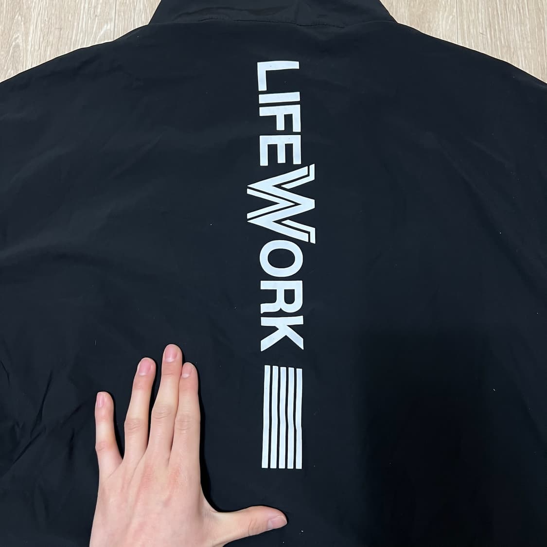 라이프워크 로고 와펜 풀오버 반팔 져지 M/95  상품이미지5