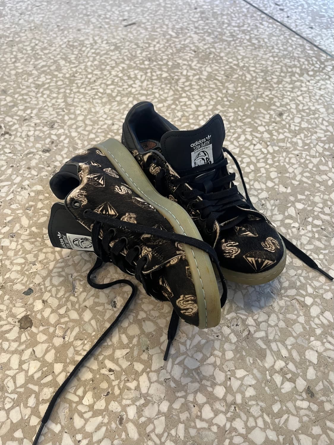 adidas Stan Smith Graphic Icons – Black 상품이미지3