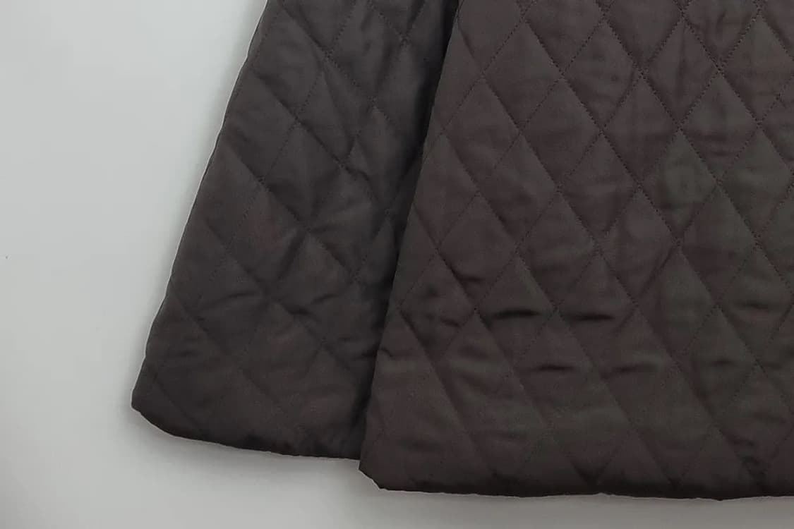 ZOOTIE 브라운 퀄팅 누빔 스커트  상품이미지6