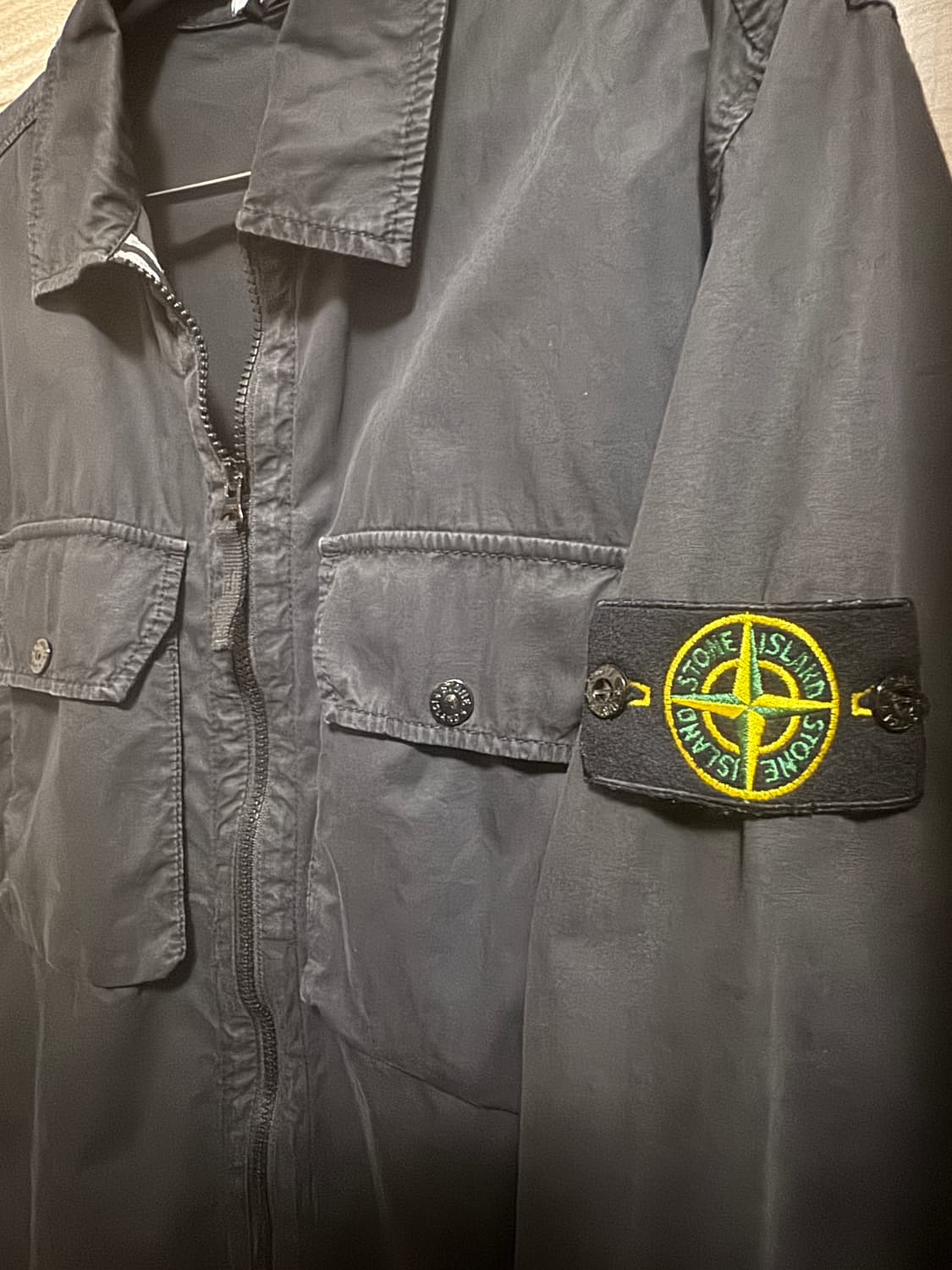 {M}정품 스톤아일랜드 22FW 오버셔츠 블랙 상품이미지3