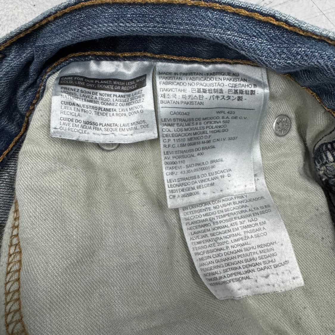 리바이스 550 배기핏 페인터 데님팬츠 상품이미지8