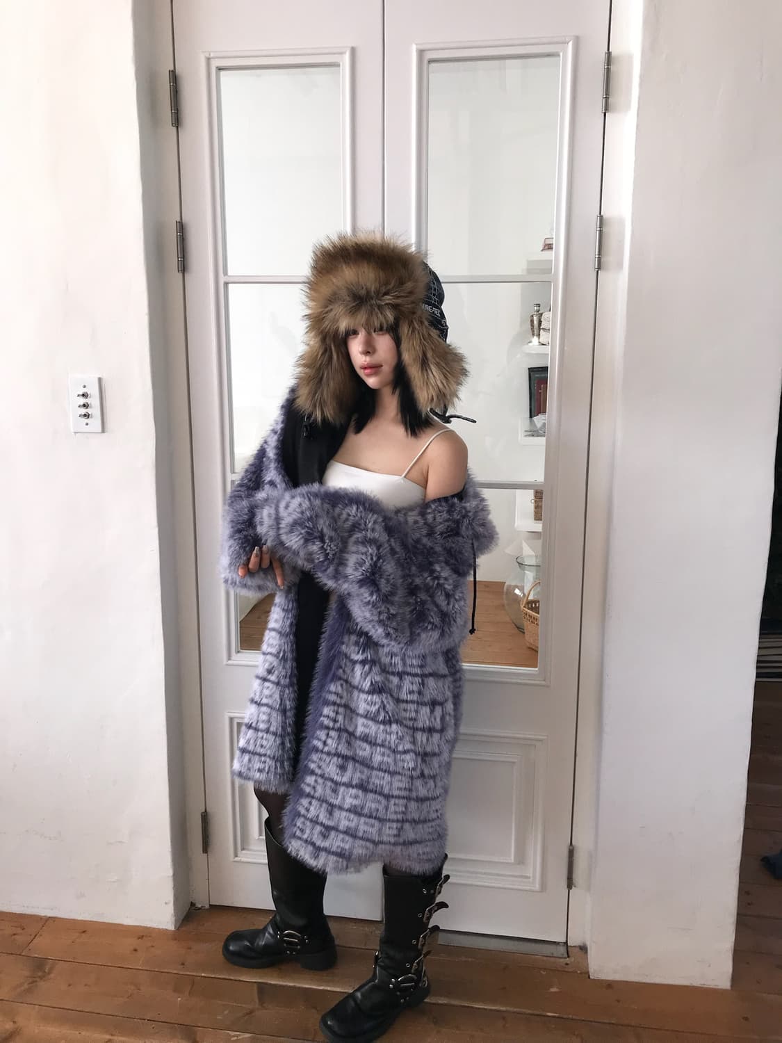 슈프림 22ss 포우 퍼 코트 상품이미지3