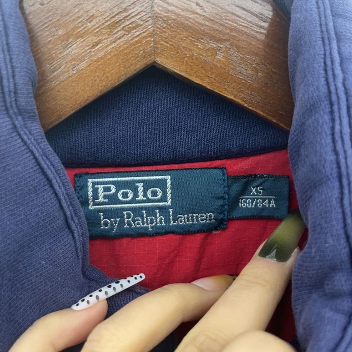 폴로 랄프로렌 Y2K 레트로 00's 딥퍼플 패딩 조끼 XS C08046 상품이미지5