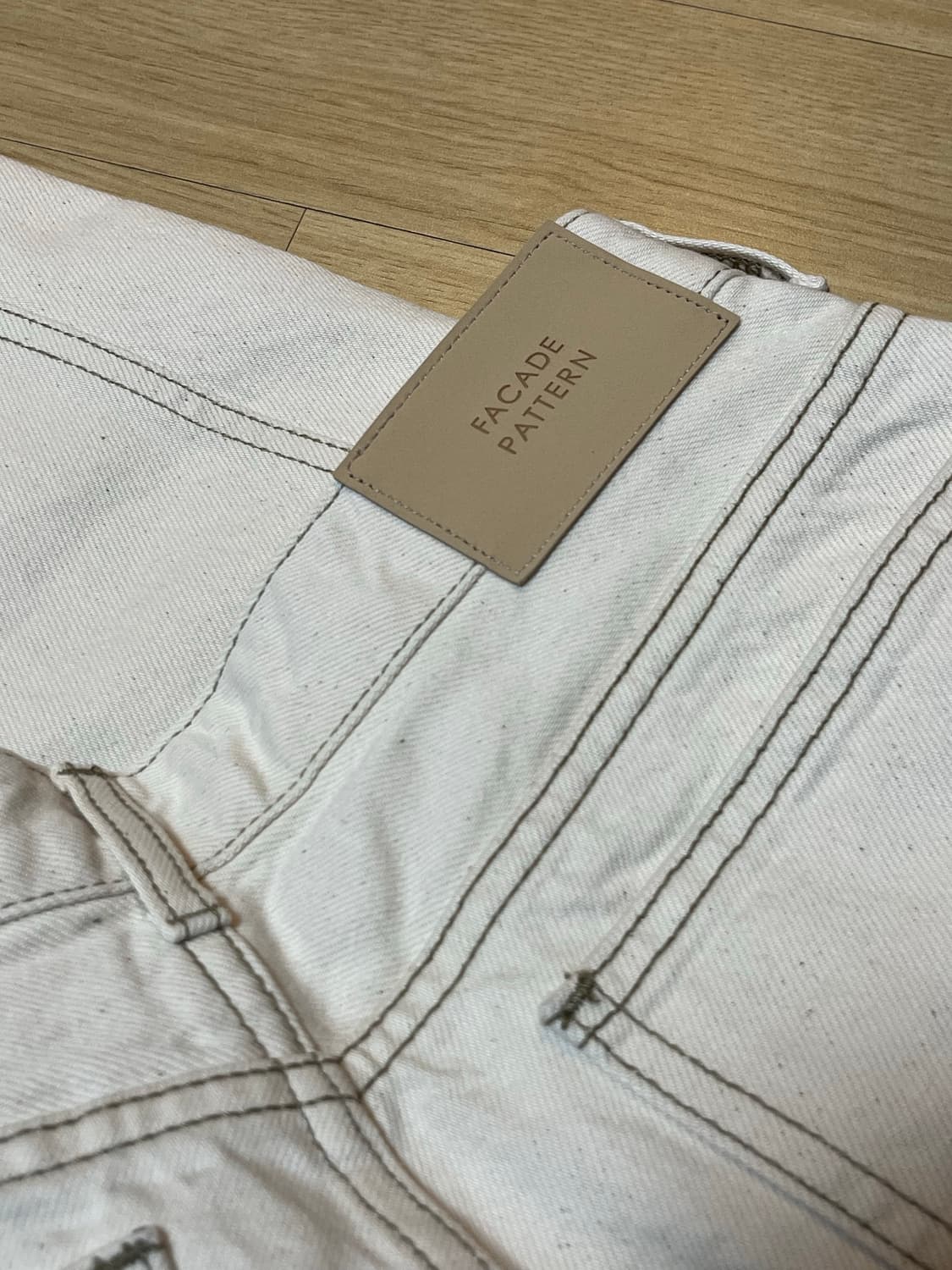 파사드패턴 클래식 데님 에크루 상품이미지4